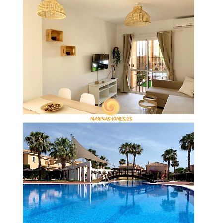 Marinas Sol - Tu Hogar Con Jardin Privado! Apartment Vera Luaran gambar